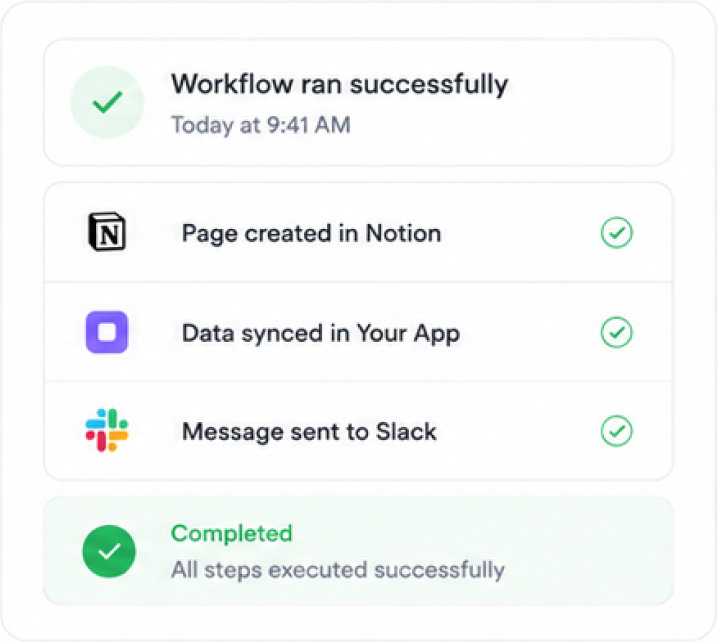 Run automations